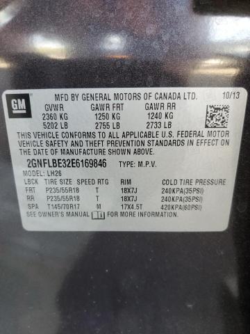 Photo 10 from auction – 2014 CHEVROLET EQUINOX LT with VIN 2GNFLBE32E6169846