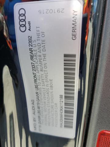 Foto 10 de la subasta – 2019 AUDI A4 PREMIUM con VIN WAUGMAF43KA112188