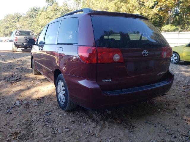 Photo 3 from auction – 2010 TOYOTA SIENNA CE with VIN 5TDKK4CC9AS326149