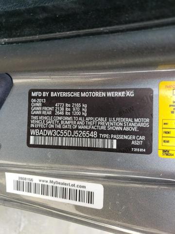 Photo 10 from auction – 2013 BMW 328 I with VIN WBADW3C55DJ526548