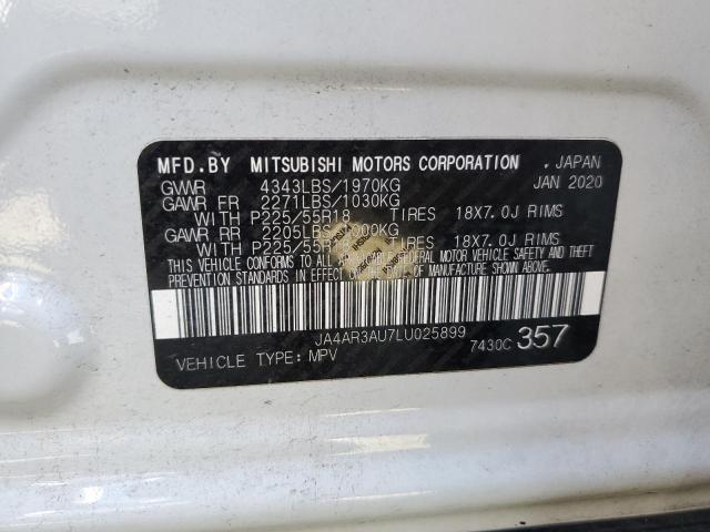 Photo 10 from auction – 2020 MITSUBISHI OUTLANDER with VIN JA4AR3AU7LU025899