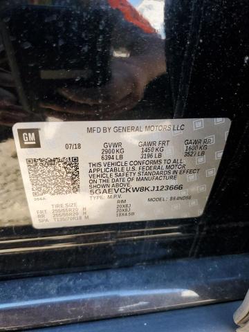 Photo 10 from auction – 2019 BUICK ENCLAVE AV with VIN 5GAEVCKW8KJ123666