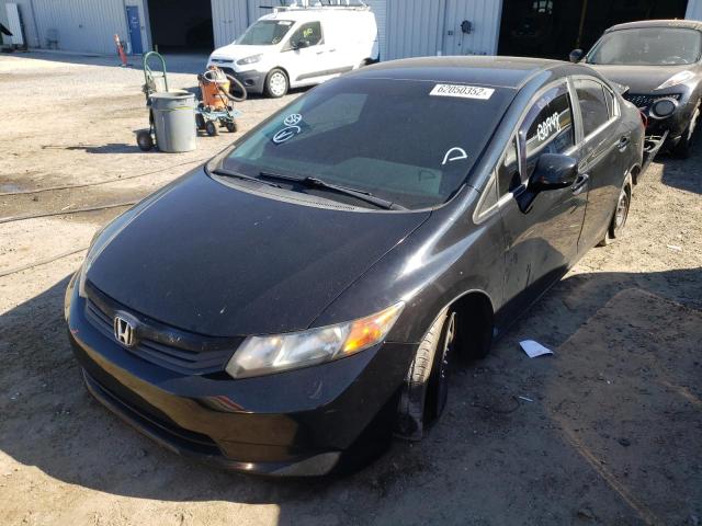 Photo 2 from auction – 2012 HONDA CIVIC LX with VIN 19XFB2F53CE086029