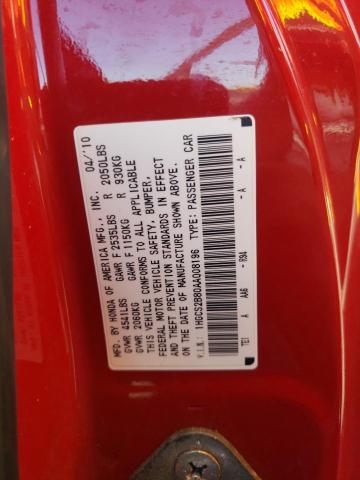 Photo 10 from auction – 2010 HONDA ACCORD EXL with VIN 1HGCS2B80AA008196