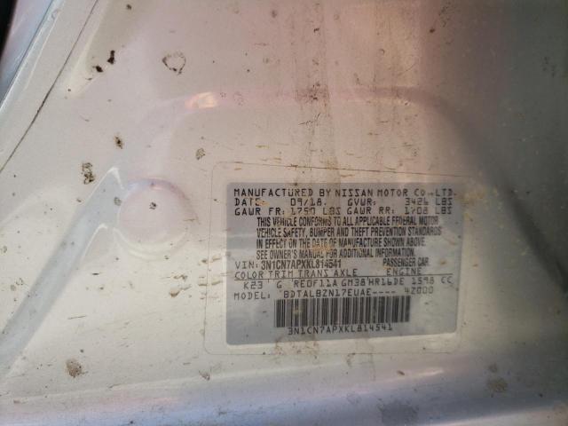 Photo 10 from auction – 2019 NISSAN VERSA S with VIN 3N1CN7APXKL814541
