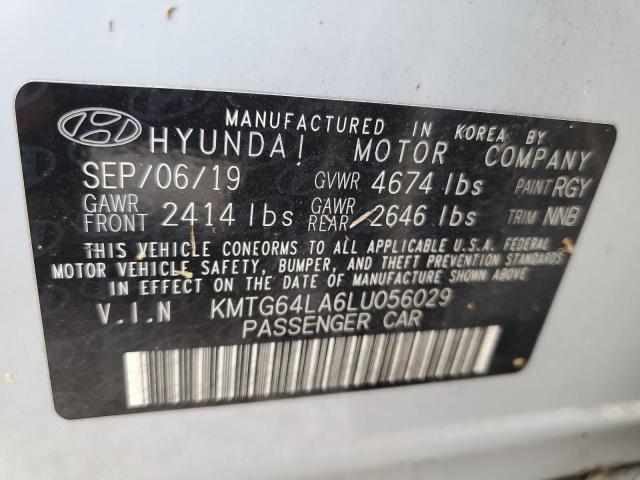 Photo 10 from auction – 2020 GENESIS G70 with VIN KMTG64LA6LU056029