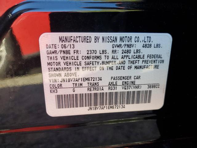 Photo 10 from auction – 2014 INFINITI Q50 BASE with VIN JN1BV7AP1EM672134