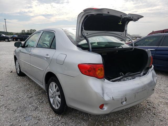 Photo 3 from auction – 2009 TOYOTA COROLLA BA with VIN JTDBL40E89J042670