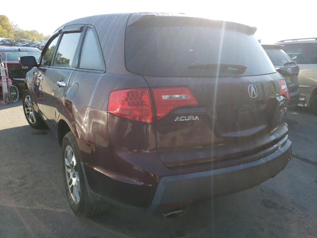 Photo 3 from auction – 2009 ACURA MDX TECHNO with VIN 2HNYD28679H503877