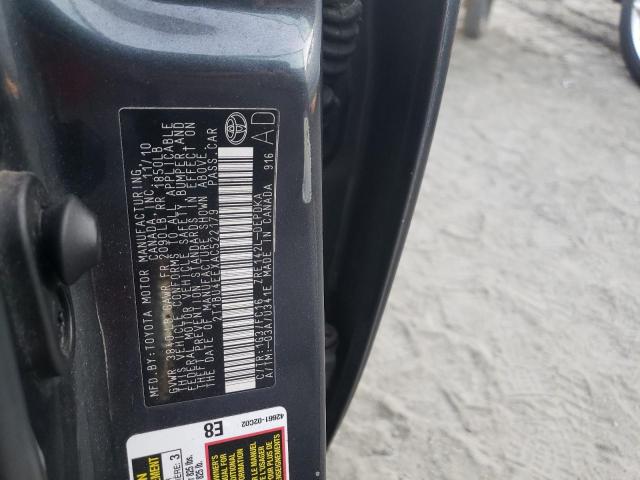 Photo 10 from auction – 2010 TOYOTA COROLLA BA with VIN 2T1BU4EEXAC522179