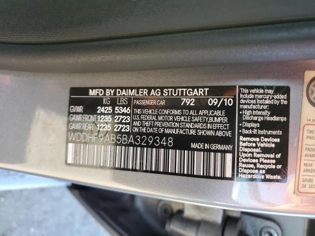Photo 10 from auction – 2011 MERCEDES-BENZ E 550 4MAT with VIN WDDHF9AB5BA329348