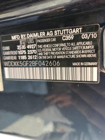 Photo 10 from auction – 2011 MERCEDES-BENZ E 350 with VIN WDDKK5GF2BF042606