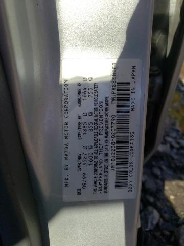 Photo 10 from auction – 2000 MAZDA PROTEGE ES with VIN JM1BJ2238Y0207790