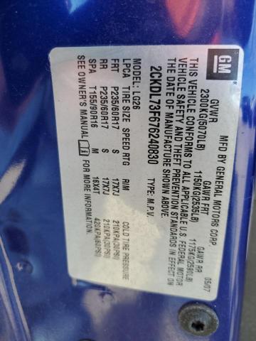Photo 10 from auction – 2007 PONTIAC TORRENT with VIN 2CKDL73F676240830