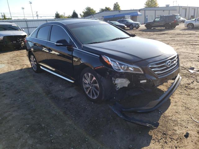 HYUNDAI SONATA SPO 2016 with VIN 5NPE34AF1GH381376 - Photo from auction