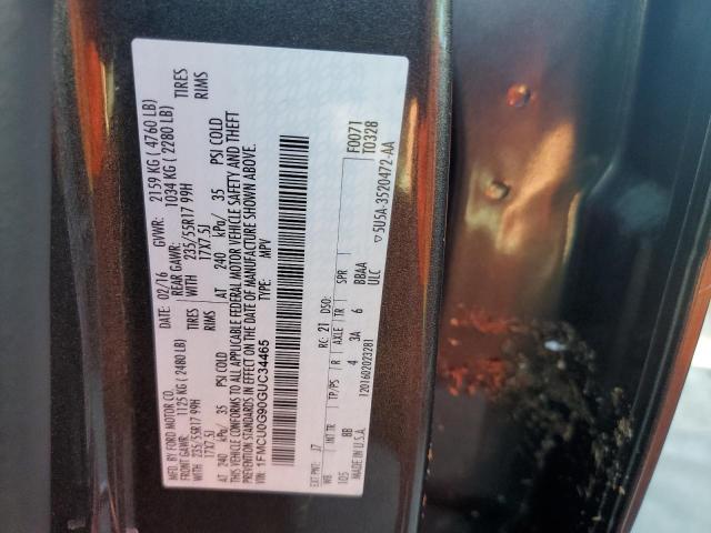 Photo 10 from auction – 2016 FORD ESCAPE SE with VIN 1FMCU0G90GUC34465