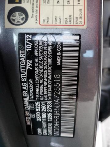 Photo 10 from auction – 2013 MERCEDES-BENZ E 350 4MAT with VIN WDDHF8JB5DA725518