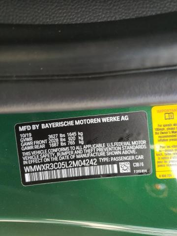 Photo 10 from auction – 2020 MINI COOPER with VIN WMWXR3C05L2M04242