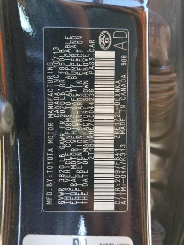 Photo 10 from auction – 2014 TOYOTA COROLLA L with VIN 2T1BURHE7EC044236