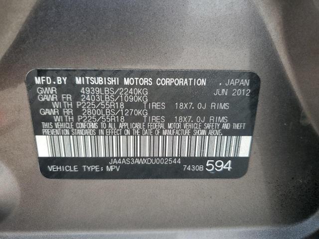 Photo 10 from auction – 2013 MITSUBISHI OUTLANDER with VIN JA4AS3AWXDU002544