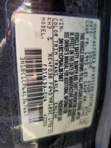 Photo 10 from auction – 2010 NISSAN VERSA S with VIN 3N1BC1CP6AL367667