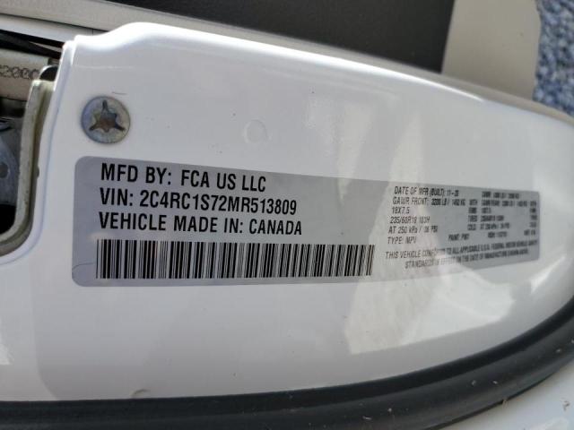 Photo 10 from auction – 2021 CHRYSLER PACIFICA H with VIN 2C4RC1S72MR513809