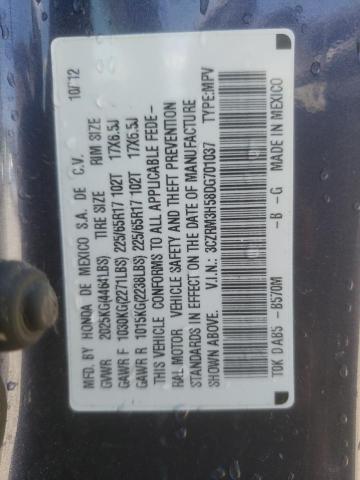 Photo 10 from auction – 2013 HONDA CR-V EX with VIN 3CZRM3H58DG701037
