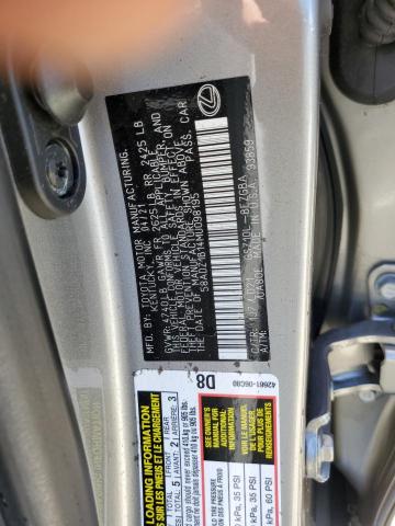 Photo 10 from auction – 2021 LEXUS ES 350 BAS with VIN 58ADZ1B14MU098195