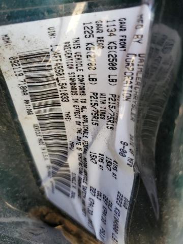 Zdjęcie 10 z aukcji – 2001 JEEP CHEROKEE S z VIN 1J4FF48S01L541033