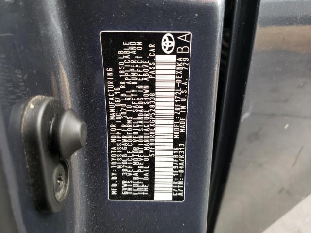 Photo 10 from auction – 2016 TOYOTA COROLLA L with VIN 5YFBURHEXGP528338