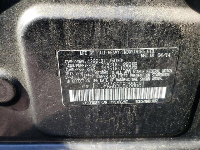 Photo 10 from auction – 2014 SUBARU IMPREZA with VIN JF1GPAA65E8288681