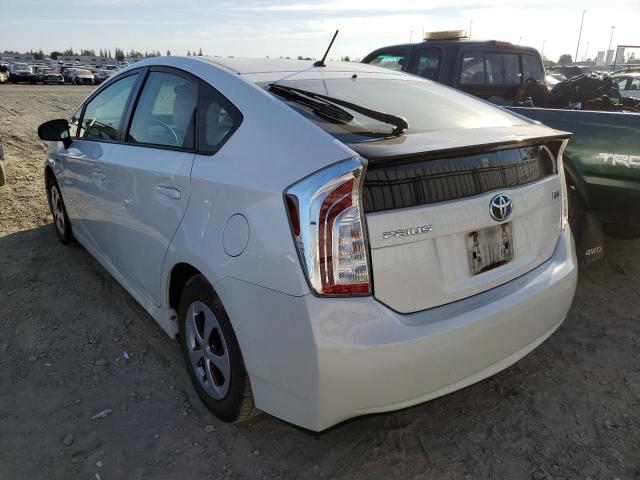 Photo 3 from auction – 2013 TOYOTA PRIUS with VIN JTDKN3DU5D0351744
