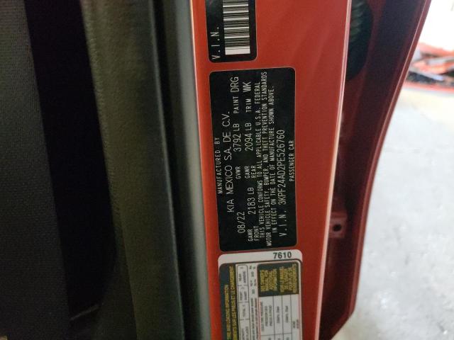 Photo 10 from auction – 2023 KIA FORTE with VIN 3KPF24AD2PE526760
