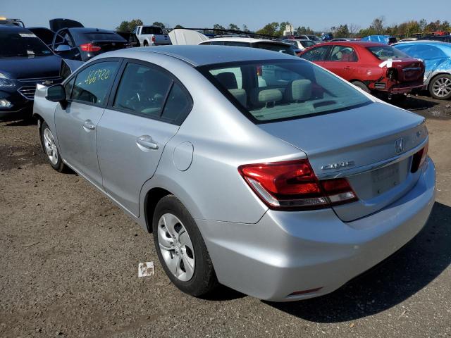 Photo 3 from auction – 2013 HONDA CIVIC LX with VIN 2HGFB2F5XDH595929