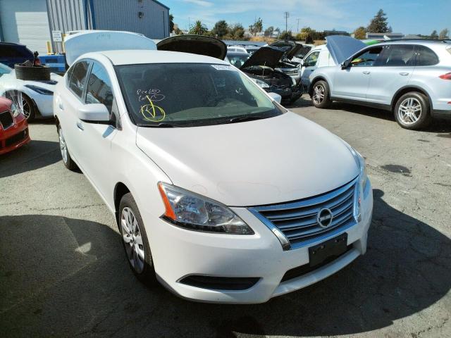 NISSAN SENTRA S 2014 with VIN 3N1AB7APXEL643259 - Photo from auction