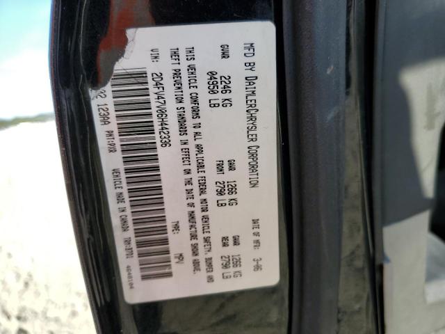 Photo 10 from auction – 2006 DODGE MAGNUM SXT with VIN 2D4FV47V06H442336