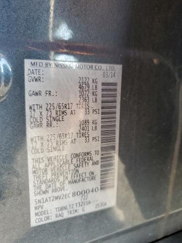 Photo 10 from auction – 2014 NISSAN ROGUE S with VIN 5N1AT2MV2EC800040