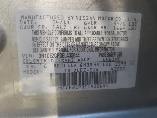 Photo 10 from auction – 2014 NISSAN VERSA NOTE with VIN 3N1CE2CPEEL435644