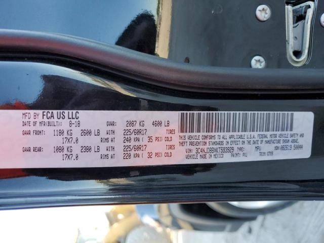 Photo 10 from auction – 2019 JEEP COMPASS LA with VIN 3C4NJDBBXKT593929