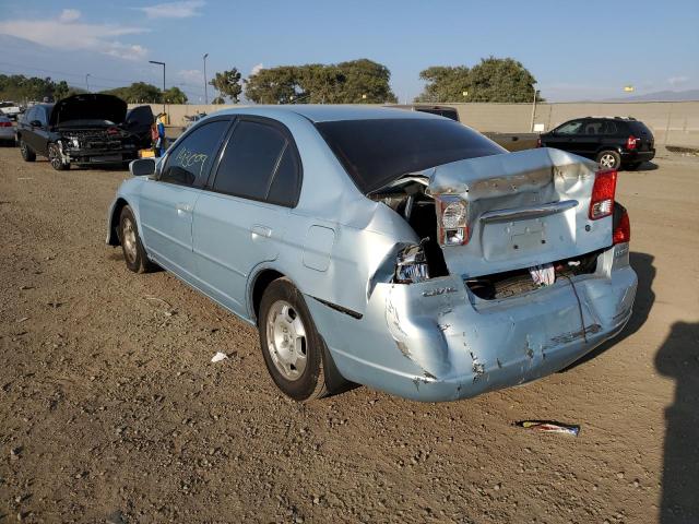 Photo 3 from auction – 2003 HONDA CIVIC HYBR with VIN JHMES95693S019607