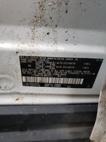 Photo 10 from auction – 2020 TOYOTA RAV4 LIMIT with VIN 2T3DWRFV0LW063221