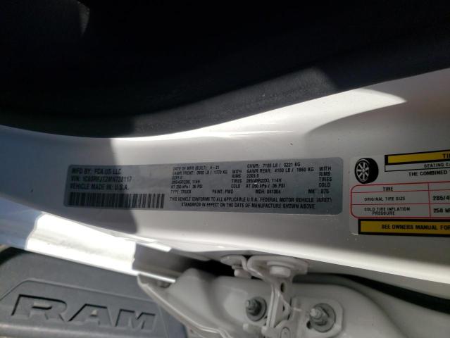 Photo 10 from auction – 2021 RAM 1500 LARAM with VIN 1C6SRFJT2MN738117