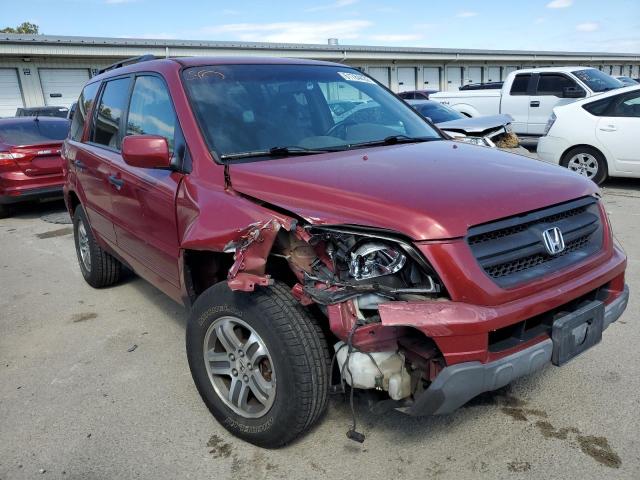 HONDA PILOT EX 2004 with VIN 2HKYF18424H547973 - Photo from auction
