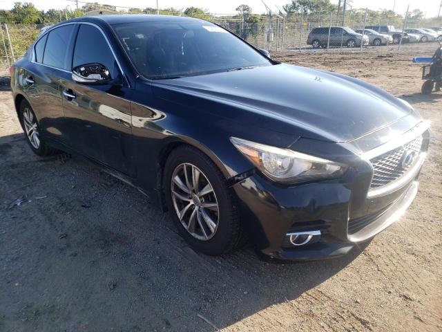 INFINITI Q50 BASE 2014 with VIN JN1BV7AR8EM701548 - Photo from auction
