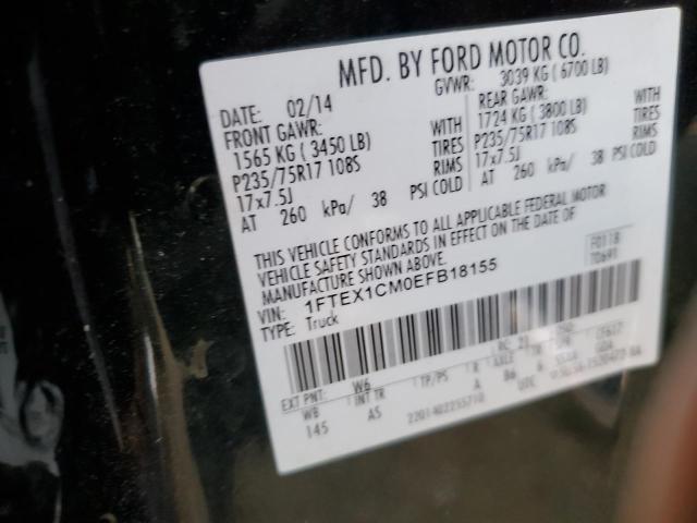 Photo 10 from auction – 2014 FORD F150 SUPER with VIN 1FTEX1CM0EFB18155