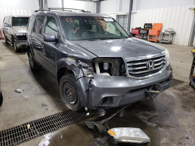 HONDA PILOT EXL 2012 with VIN 5FNYF4H60CB046645 - Photo from auction