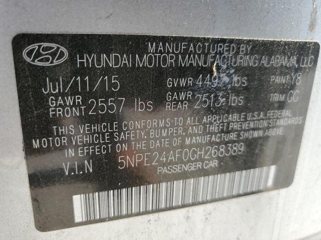 Photo 10 from auction – 2016 HYUNDAI SONATA SE with VIN 5NPE24AF0GH268389