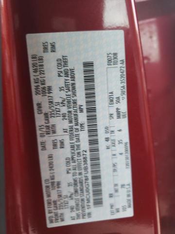 Photo 10 from auction – 2015 FORD ESCAPE SE with VIN 1FMCU0G78FUB38872