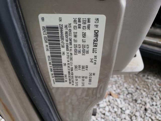 Photo 10 from auction – 2008 DODGE GRAND CARA with VIN 2D8HN44H68R147180