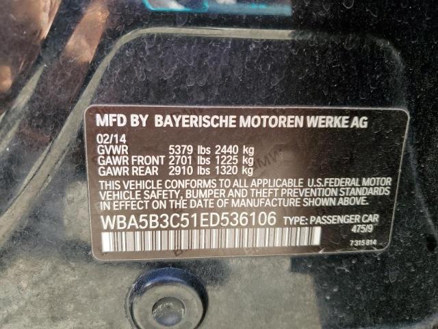 صورة رقم 10 من المزاد - 2014 BMW 535 XI مع VIN WBA5B3C51ED536106
